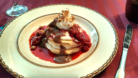 Berry Cheesecake Pancakes with Raspberries